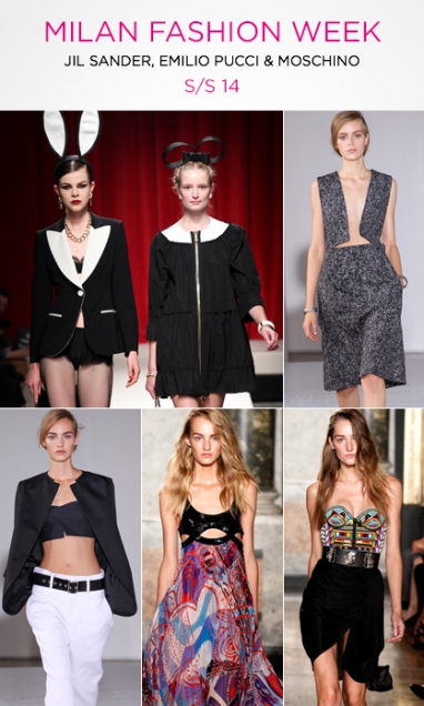 Milan Fashion Week: Jil Sander, Emilio Pucci & Moschino S/S 14