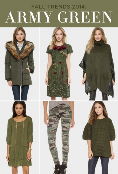 How to Wear Fall’s Army Green Trend