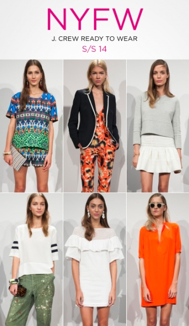 NYFW: J. Crew Ready to Wear S/S 14