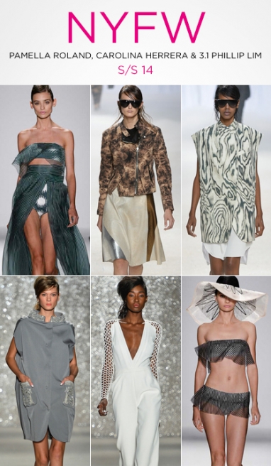 NYFW: Pamella Roland, Carolina Herrera & 3.1 Phillip Lim S/S 14