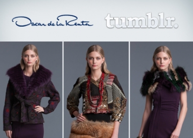 Oscar de la Renta’s new boost from Tumblr