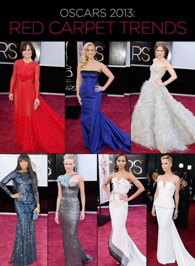 Oscars 2013: Red Carpet Trends