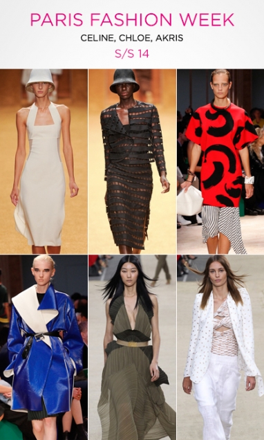 PFW: Akris, Celine & Chloe S/S 14