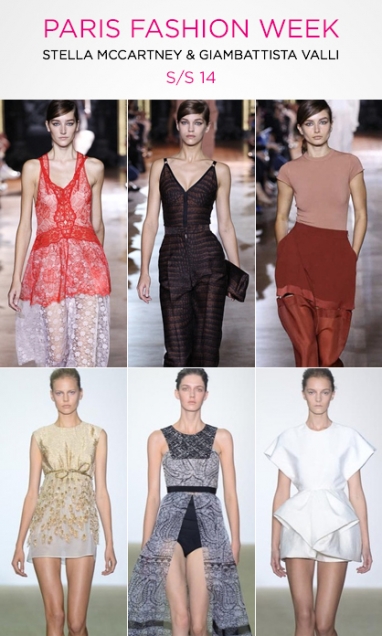 PFW: Stella McCartney & Giambattista Valli S/S 14