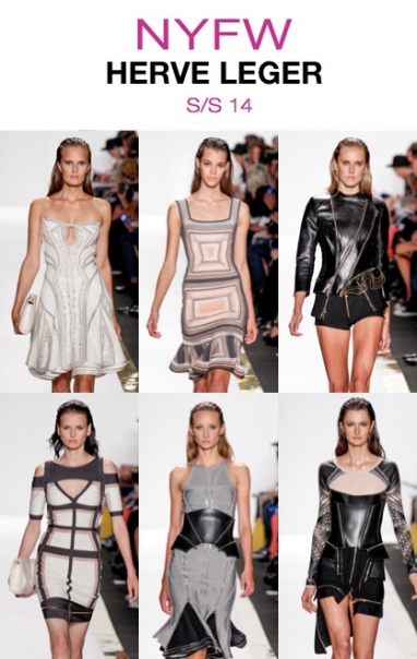 NYFW: HERVE LEGER S/S 14