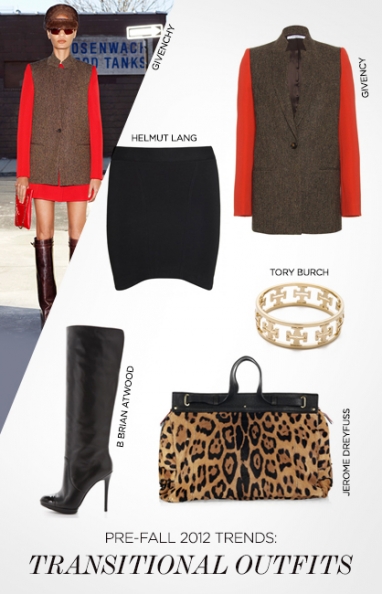 Pre-Fall 2012 trends: transitional outfits