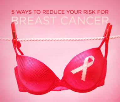 Wellness Wednesday: 5 Ways to Reduce Your Breast Cancer Risk
