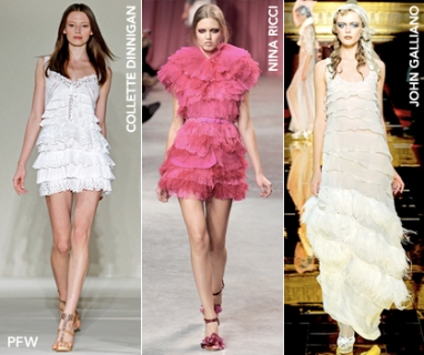At Paris Fashion Week: Ruffles