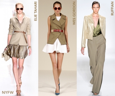 At NYFW: Military-Inspired Looks