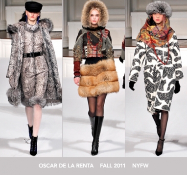Fall 2011: Oscar de la Renta