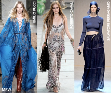 At MFW: Boho Bliss