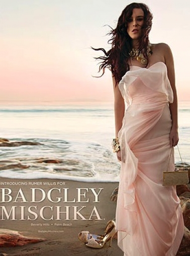 Rumer Willis: The new face of Badgley Mischka