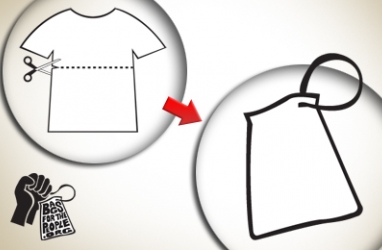 Turn Your FAV Shirt into a Grocery Bag