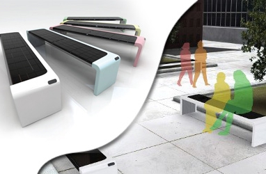 Solar-Powered Bench: The Way of the Future