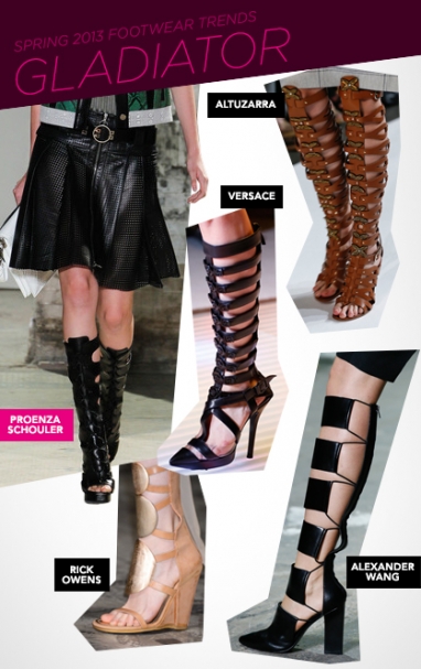 Spring 2013 must-have footwear trends