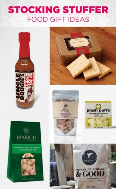Stocking Stuffer Food Gift Ideas