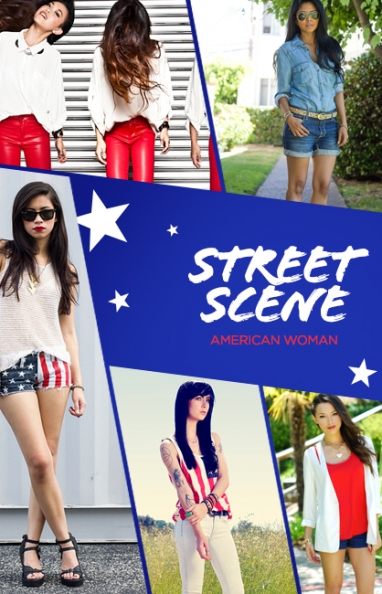 Street Scene: American Woman