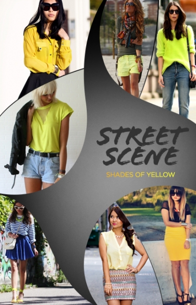 Street Scene: Shades of yellow