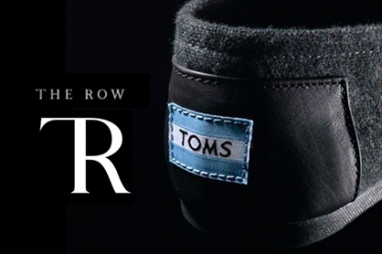 The Row collaborates with Toms for cashmere-blend slip-ons