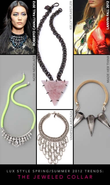 Spring 2012 Trends: The jeweled collar