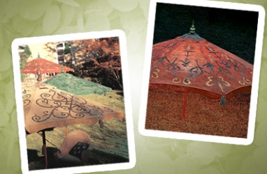 LUX-ify Your Yard with Hand-Painted Garden Umbrellas
