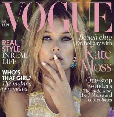 Kate Moss Joins British Vogue