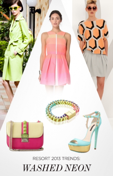 Resort 2013 Trends: Washed Neon