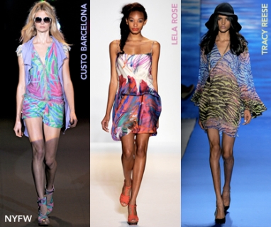 At NYFW: Watercolors
