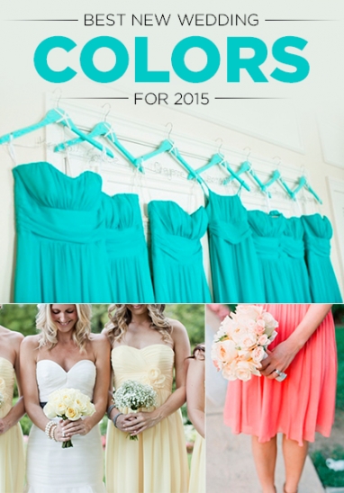 Top Wedding Color Trends for 2015