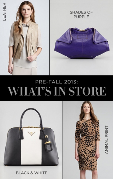 Pre-Fall 2013: What’s In-Store NOW