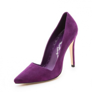 Playful Suede Pumps