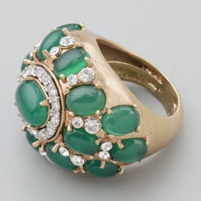 Juicy Couture Green Multi Stone Ring | LadyLUX - Online Luxury Lifestyle, Technology and Fashion Magazine