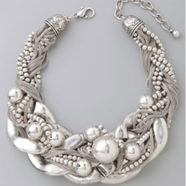 Braided Chain Link Necklace