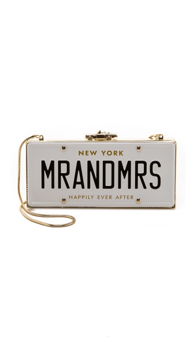 Mr and mrs kate spade clutch hotsell