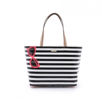 Kate Spade Striped Tote | LadyLUX - Online Luxury Lifestyle, Technology and Fashion Magazine