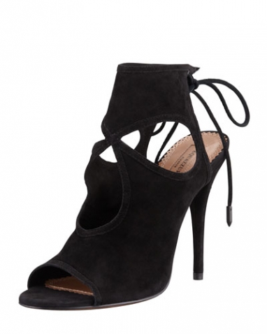 Sexy Thing Cutout Suede Sandal - Aquazzura