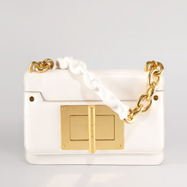 Turn-Lock Shoulder Bag