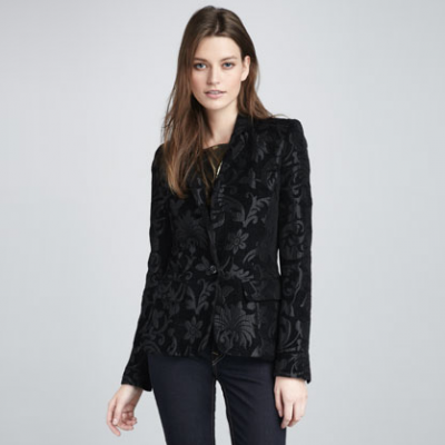 Elyse Brocade Blazer | LadyLUX - Online Luxury Lifestyle, Technology and Fashion Magazine