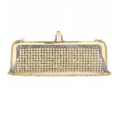 Studded Leather Clutch
