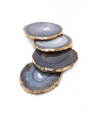 Natural Agate Coasters