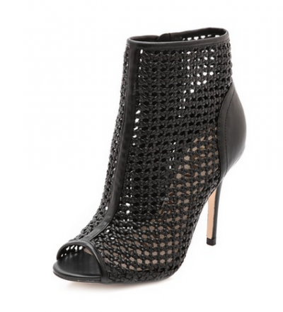 Woven Peep Toe Booties | LadyLUX - Online Luxury Lifestyle, Technology and Fashion Magazine