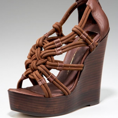 Niko Knotted Wedge Sandal