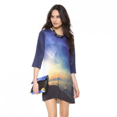Graphic Print Dress | LadyLUX - Online Luxury Lifestyle, Technology and Fashion Magazine