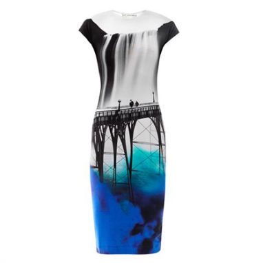 Jersey Print Dress