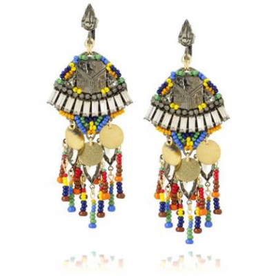 Bead & Swarovski-Embellished Earrings | LadyLUX - Online Luxury Lifestyle, Technology and Fashion Magazine