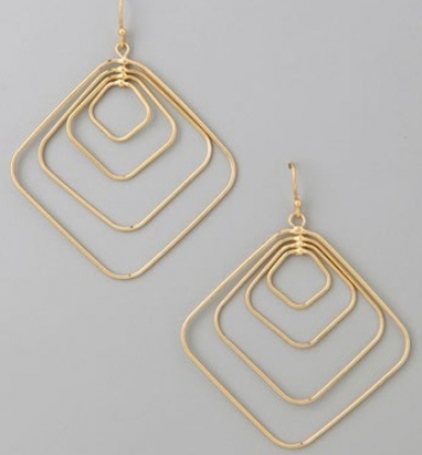 Landver Square Stack Earrings