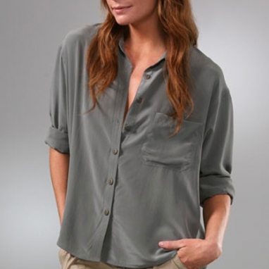 Signature Washed Silk Blouse