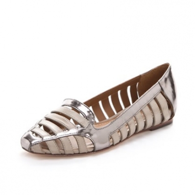 Gemma Metallic Flats