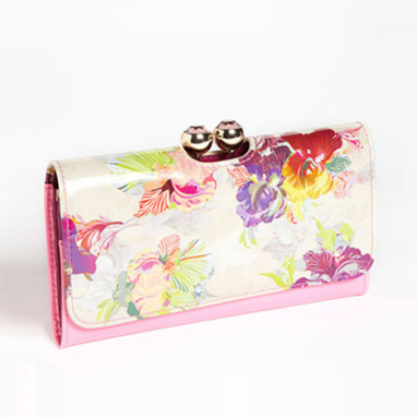 Orchid Floral Wallet