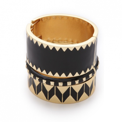 Geometric Bangle Set | LadyLUX - Online Luxury Lifestyle, Technology and Fashion Magazine